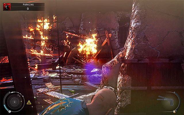 The beginning of the mission is very linear - Parking - Murdering Jennifer Paxton | 14: Attack of the Saints - 14: Attack of the Saints - Hitman: Absolution Game Guide