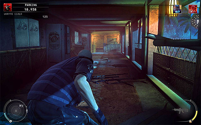 I recommend that you acquire Agencys soldier disguise from one of the attacked enemies before heading to the next area - Parking - Reaching the area patrolled by Heather McCarthy | 14: Attack of the Saints - 14: Attack of the Saints - Hitman: Absolution Game Guide