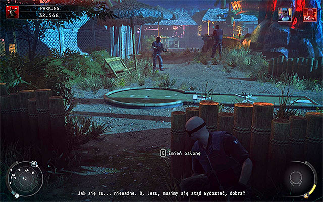 If you dont want to (or simply cant) use the remote explosives, then you should take some time to familiarize yourself with the area patrolled by Heather - Parking - Murdering Heather McCarthy | 14: Attack of the Saints - 14: Attack of the Saints - Hitman: Absolution Game Guide