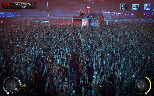 You can spend some time exploring the area, however its optional - Cornfield - Murdering Louisa Candy Cain | 14: Attack of the Saints - 14: Attack of the Saints - Hitman: Absolution Game Guide