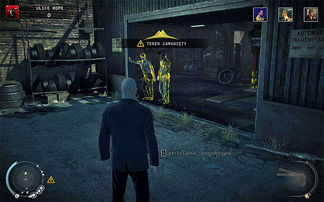 Ultimately, you have to get to the passage shown on the above screen - Streets of Hope - Murdering Gavin LeBlond | 9: Shaving Lenny - 9: Shaving Lenny - Hitman: Absolution Game Guide
