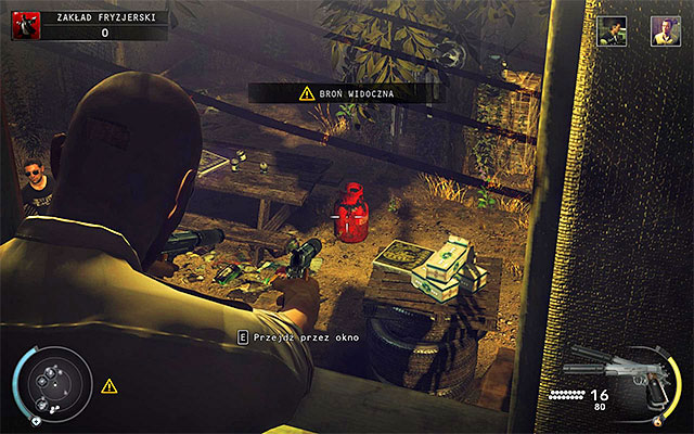 The least obvious and not recommended way of murdering Luke is waiting until he gets to the courtyard and stops at the barbecue - Barbershop - Murdering Luke Wheeley | 9: Shaving Lenny - 9: Shaving Lenny - Hitman: Absolution Game Guide