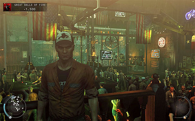 Truck driver disguise might be obtained after starting the bar fight, by attacking one of characters in the main bar room and taking it after winning the fists duel - 7: Welcome to Hope | Challenges - Challenges - Hitman: Absolution Game Guide