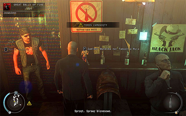Bouncers are wearing jackets with STAFF sign on them (screen above) - 7: Welcome to Hope | Challenges - Challenges - Hitman: Absolution Game Guide