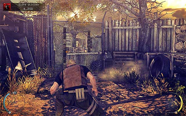 On higher difficulty levels the mentioned road is guarded by at least one person - Dead End - Disabling primary and backup security systems | 11: Dexter Industries - 11: Dexter Industries - Hitman: Absolution Game Guide