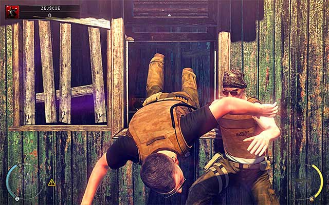 The first option is to go through the shutter - Descent - Getting into mines | 11: Dexter Industries - 11: Dexter Industries - Hitman: Absolution Game Guide