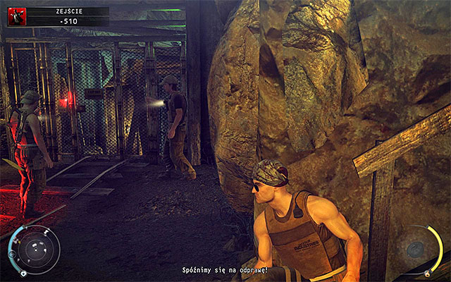 Go down the stairs to the lower level - Descent - Reaching the elevator | 11: Dexter Industries - 11: Dexter Industries - Hitman: Absolution Game Guide