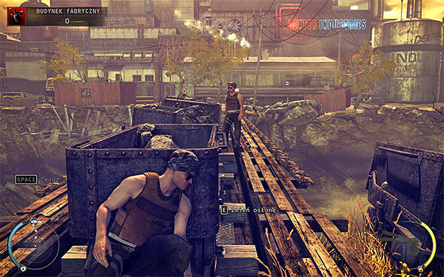 Regardless of how you were acting, you have to go towards the bridge leading to the factory compound - Factory Compound - Reaching the main complex | 11: Dexter Industries - 11: Dexter Industries - Hitman: Absolution Game Guide