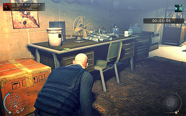 Once you get inside a small room, look around for a keycard (screen above) - Blackwater Roof - Getting to Dexter | 19: Countdown - 19: Countdown - Hitman: Absolution Game Guide