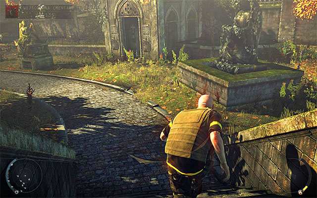 The cemetery exit gate can be reached in several ways - Cemetery Entrance | 20: Absolution - 20: Absolution - Hitman: Absolution Game Guide
