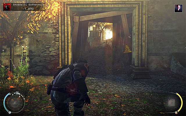 A central area where Jade is stationing can be reached by two narrow tunnels (one is shown on the above screen) - Burnwood Family Tomb - Exploring the tomb area | 20: Absolution - 20: Absolution - Hitman: Absolution Game Guide