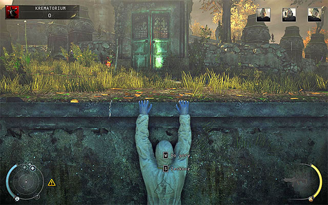 In order to approach Praetorians you have to climb up one of interactive edges, because main stairs are mined - The Crematorium | 20: Absolution - 20: Absolution - Hitman: Absolution Game Guide