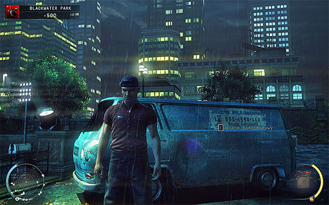 Plumber disguise can be obtained in the Blackwater Park stage and only in one place - 18: Blackwater Park - p. 1 | Challenges - Challenges - Hitman: Absolution Game Guide