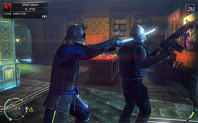 After putting on the samurai costume look for a single enemy and kill him with katana - 18: Blackwater Park - p. 3 | Challenges - Challenges - Hitman: Absolution Game Guide