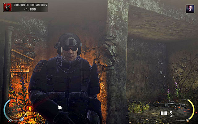 Agency heavy trooper disguise can be obtained only in the Burnwood Family Tomb stage - 20: Absolution | Challenges - Challenges - Hitman: Absolution Game Guide