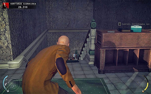 Another method of getting to the orphanage ground floor is to use the staircase located right from the starting place (the elevator shaft) - Orphanage Halls - Exploring the first floor of the orphanage | 6: Rosewood - 6: Rosewood - Hitman: Absolution Game Guide