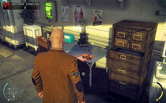 The first fuse can be found on the first floor, namely in a small room adjacent to the room with tortured guard - Orphanage Halls - Retrieving fuses: lower difficulty levels | 6: Rosewood - 6: Rosewood - Hitman: Absolution Game Guide