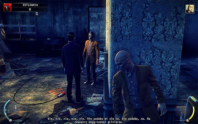 In the first room of central heating youll encounter two guards on lower difficulty levels and in this case it is easy to sneak past them or eliminate them after they walk away - Central Heating - Finding Wade | 6: Rosewood - 6: Rosewood - Hitman: Absolution Game Guide