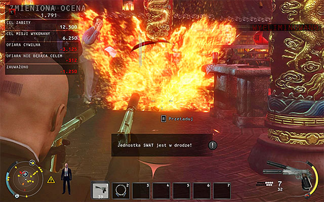 A few more ways of eliminating the King of Chinatown are associated with the use of explosives - Chinatown square - Murdering the King of Chinatown | 2: The King of Chinatown - 2: The King of Chinatown - Hitman: Absolution Game Guide