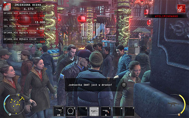 After obtaining remote explosives, you can plant them in any location of your choice - Chinatown square - Murdering the King of Chinatown | 2: The King of Chinatown - 2: The King of Chinatown - Hitman: Absolution Game Guide