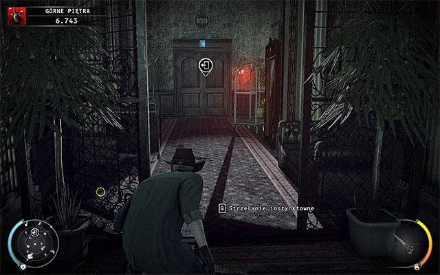The door leading to room 899 should be guarded by a single enemy, regardless of the difficulty level - Upper floors - Getting to room 899 | 3: Terminus - 3: Terminus - Hitman: Absolution Game Guide