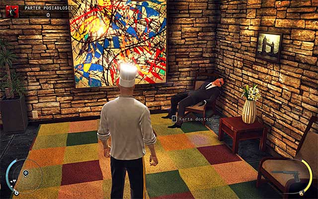 Now wait until the head of security drinks coffee and falls asleep on the chair - 1: Personal Contract | Challenges - Challenges - Hitman: Absolution Game Guide