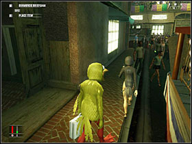 You now have to leave the bookstore - it wont be easy, as long as you want to take the suitcase with you (and you do) - The Murder of Crows - Walkthrough - Hitman: Blood Money Game Guide & Walkthrough