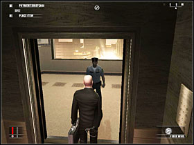 Wait until Hendrik Schmutz, your second target, enters the elevator and repeat the whole process - The House of Cards - Walkthrough - Hitman: Blood Money Game Guide & Walkthrough