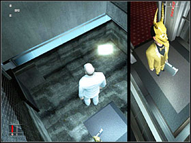 When youre there, go up the hatch in the elevator and wait for one of the targets to enter - Dance with the Devil - Walkthrough - Hitman: Blood Money Game Guide & Walkthrough