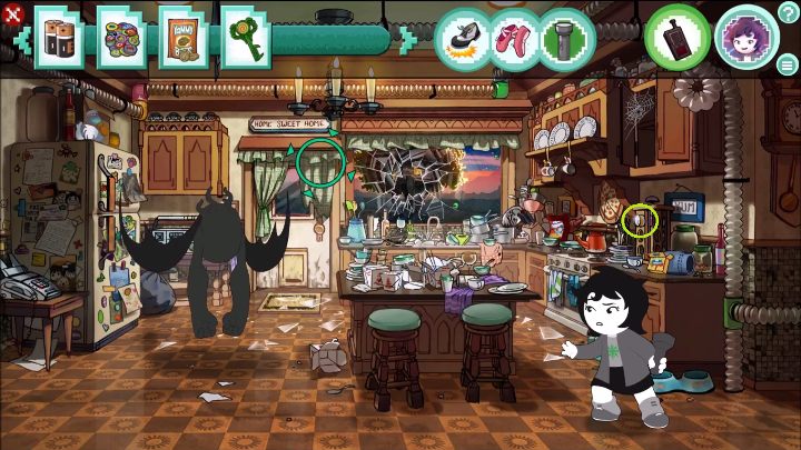 In the kitchen, theres a monster - Brothers hideout | Walkthrough - Walkthrough - Hiveswap Game Guide