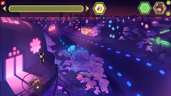 You begin Xefros portion of the game on a balcony - The attic and other dimensions | Walkthrough - Walkthrough - Hiveswap Game Guide