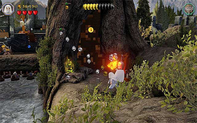 The first bell - Stage 11 (Barrels Out of Bond) | Main Stages - Collectibles - Main Stages - Collectibles - LEGO The Hobbit Game Guide & Walkthrough