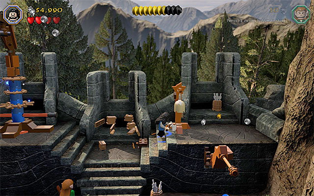 The third bell - Stage 11 (Barrels Out of Bond) | Main Stages - Collectibles - Main Stages - Collectibles - LEGO The Hobbit Game Guide & Walkthrough