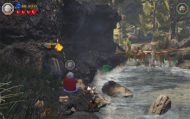 Use the flail in the right spot - Stage 11 (Barrels Out of Bond) | Main Stages - Collectibles - Main Stages - Collectibles - LEGO The Hobbit Game Guide & Walkthrough