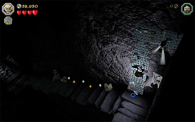 The spot where the goblin may start climbing - Stage 13 (Looking for Proof) | Main Stages - Collectibles - Main Stages - Collectibles - LEGO The Hobbit Game Guide & Walkthrough