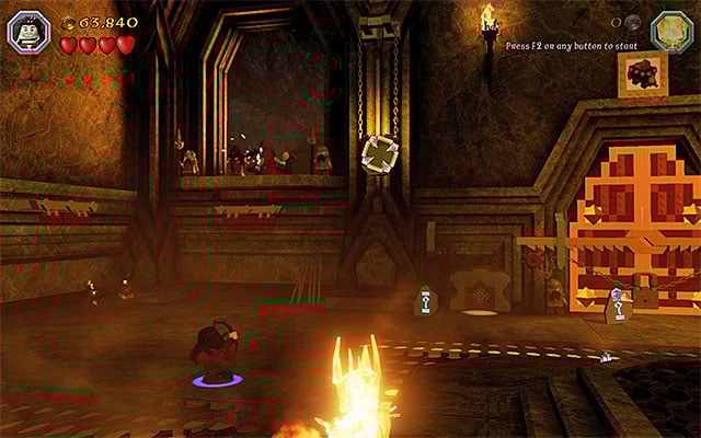 One of the cauldrons - Stage 1 (Greatest Kingdom in Middle-Earth) | Main Stages - Collectibles - Main Stages - Collectibles - LEGO The Hobbit Game Guide & Walkthrough