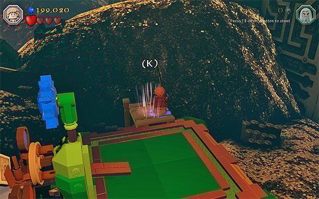 You need to use the fishing rod - Stage 1 (Greatest Kingdom in Middle-Earth) | Main Stages - Collectibles - Main Stages - Collectibles - LEGO The Hobbit Game Guide & Walkthrough