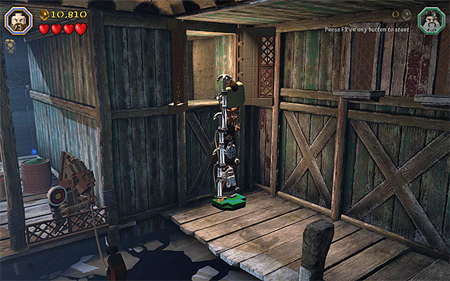 The place where you form the dwarven tower - Stage 12 (A Warm Welcome): The armory | Walkthrough | LEGO The Hobbit - Walkthrough - LEGO The Hobbit Game Guide & Walkthrough