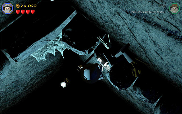 Tap rhythmically the appropriate key to avoid falling into chasm - Stage 13 (Looking for Proof): Angmars Tomb | Walkthrough - Walkthrough - LEGO The Hobbit Game Guide & Walkthrough