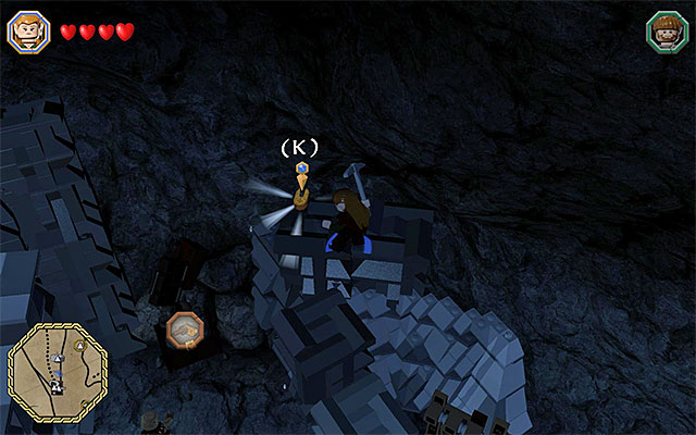 The place where you find the knob - White question marks - walkthroughs for quests 41-60 | Middle Earth - Side missions - Middle Earth - Side missions - LEGO The Hobbit Game Guide & Walkthrough