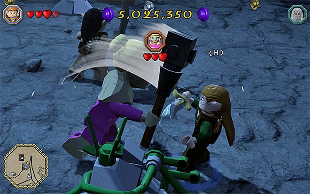 Press the keys that appear on the screen - White question marks - walkthroughs for quests 81-100 | Middle Earth - Side missions - Middle Earth - Side missions - LEGO The Hobbit Game Guide & Walkthrough