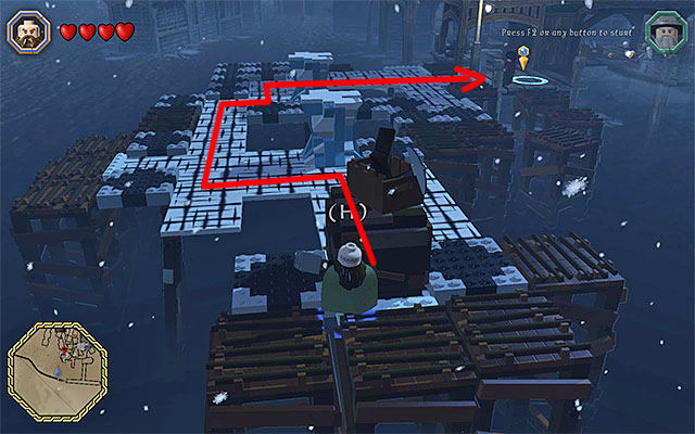 Location: Esgaroth - White question marks - walkthroughs for quests 101-105 | Middle Earth - Side missions - Middle Earth - Side missions - LEGO The Hobbit Game Guide & Walkthrough