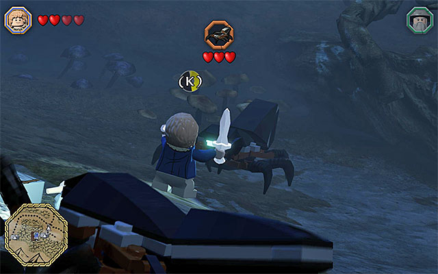 Tap rhythmically the keys that appear on the screen - White question marks - walkthroughs for quests 101-105 | Middle Earth - Side missions - Middle Earth - Side missions - LEGO The Hobbit Game Guide & Walkthrough