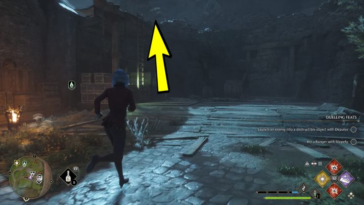 Enter the camp area and turn left - Hogwarts Legacy: North Hogwarts Region - Collection Chests - Hogwarts Legacy: Collection Chests - Hogwarts Legacy Guide