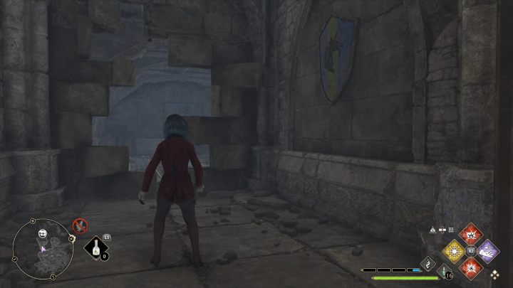 When you approach the wall, the bricks will part to reveal the entrance to a secret chamber - Hogwarts Legacy: North Hogwarts Region - Collection Chests - Hogwarts Legacy: Collection Chests - Hogwarts Legacy Guide