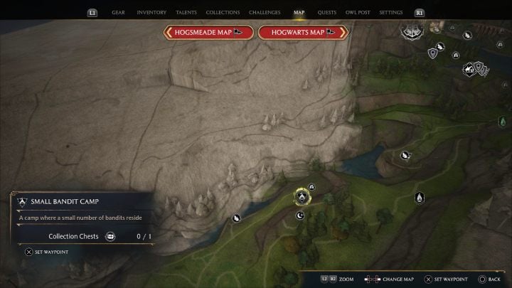 This chest is in another bandit camp, found nearby the previous one - Hogwarts Legacy: Feldcroft Region - Collection Chests - Hogwarts Legacy: Collection Chests - Hogwarts Legacy Guide