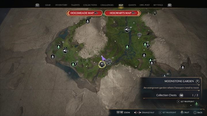 These two chests are found in Moonstone Garden cave - Hogwarts Legacy: Feldcroft Region - Collection Chests - Hogwarts Legacy: Collection Chests - Hogwarts Legacy Guide