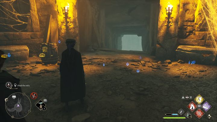 In the next room, you will find more spiders - Hogwarts Legacy: In the Shadow of Time - Hogwarts Legacy: Relationship quests - Sebastian - Hogwarts Legacy Guide