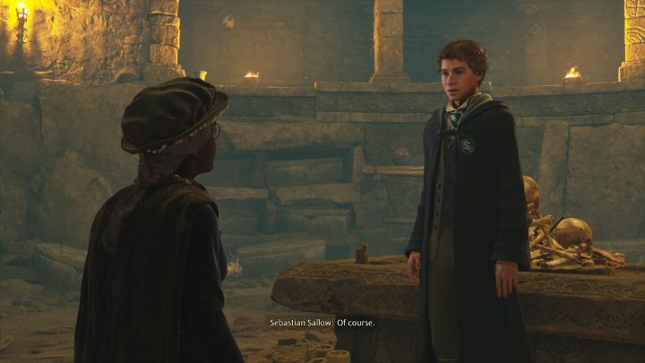 Talk to Sebastian - Hogwarts Legacy: In the Shadow of Time - Hogwarts Legacy: Relationship quests - Sebastian - Hogwarts Legacy Guide