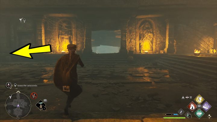 Before leaving the chamber, you will meet Ominis - Hogwarts Legacy: In the Shadow of Time - Hogwarts Legacy: Relationship quests - Sebastian - Hogwarts Legacy Guide